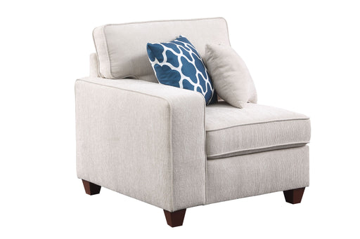 Rene - Sectional Sofa With Ottoman - Beige - R&R Furniture Gallery (Fountain Valley, CA)