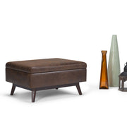 Owen - Upholstered Rectangular Storage Ottoman - R&R Furniture Gallery (Fountain Valley, CA)