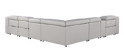 1116 - Power Reclining Italian Leather Sectional - R&R Furniture Gallery (Fountain Valley, CA)