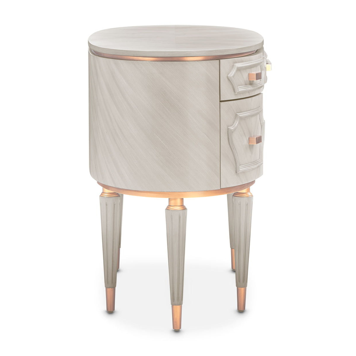 St. Charles - Vanity Desk - Dove Gray - R&R Furniture Gallery (Fountain Valley, CA)