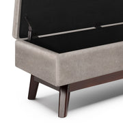 Owen - Upholstered Rectangular Storage Ottoman - R&R Furniture Gallery (Fountain Valley, CA)