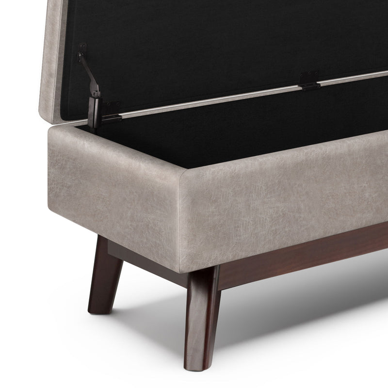 Owen - Upholstered Rectangular Storage Ottoman - R&R Furniture Gallery (Fountain Valley, CA)