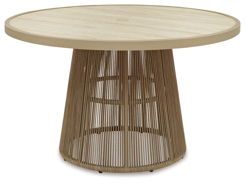Orchard Beach - Outdoor Dining Table - Beige - R&R Furniture Gallery (Fountain Valley, CA)