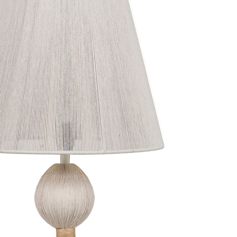 Samba - Cotton Floor Lamp - White - R&R Furniture Gallery (Fountain Valley, CA)