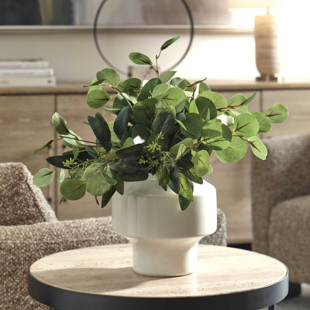 Essence Eucalyptus - Accent & Vase - Green / White
