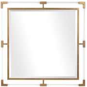 Uttermost Balkan Iron Wall Mirror with intricate metal frame, reflective glass, and decorative design suitable for stylish wall decor.