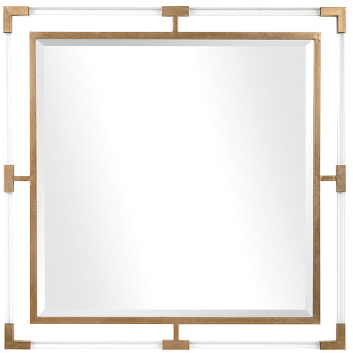 Uttermost Balkan Iron Wall Mirror with intricate metal frame, reflective glass, and decorative design suitable for stylish wall decor.