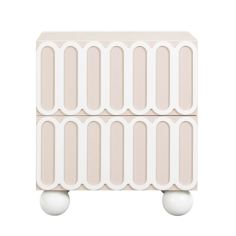 Tori Motif - Nightstand - R&R Furniture Gallery (Fountain Valley, CA)