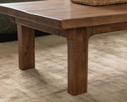 Carmel - Reclaimed Wood Rectangle Coffee Table - Earthy Terra - R&R Furniture Gallery (Fountain Valley, CA)