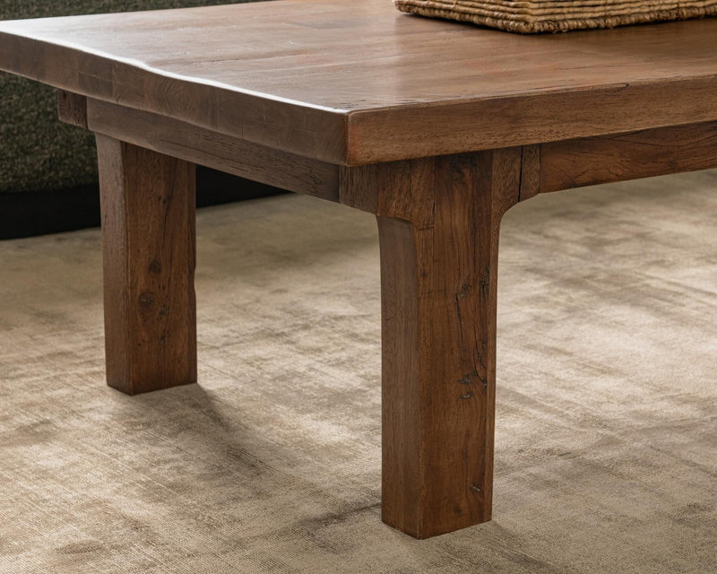 Carmel - Reclaimed Wood Rectangle Coffee Table - Earthy Terra - R&R Furniture Gallery (Fountain Valley, CA)