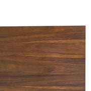 Industrial Style Indoor Dining Table With Metal Legs - Walnut / Black - R&R Furniture Gallery (Fountain Valley, CA)