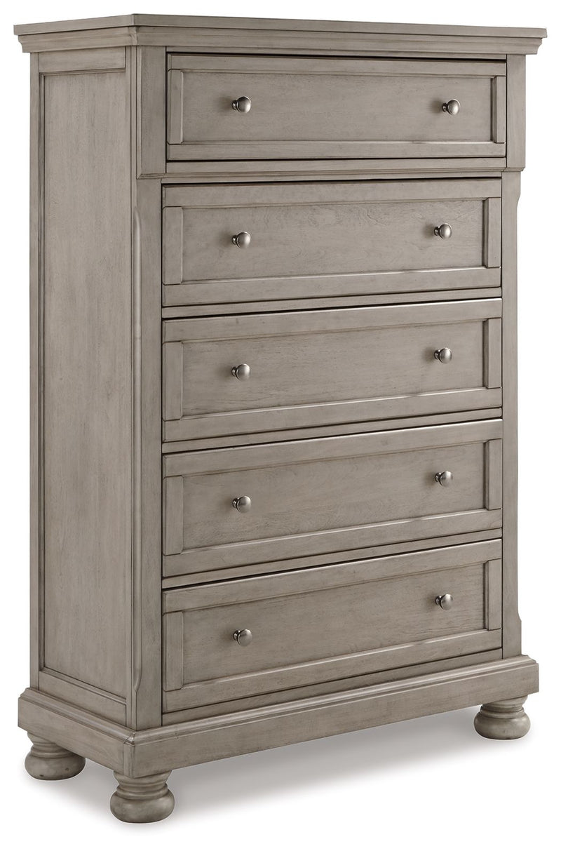 Lettner - Sleigh Bed Set - R&R Furniture Gallery (Fountain Valley, CA)