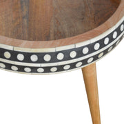 Small Patterned Nordic Style End Table - R&R Furniture Gallery (Fountain Valley, CA)