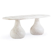Smooch - 87" Indoor / Outdoor Oval Dining Table - R&R Furniture Gallery (Fountain Valley, CA)