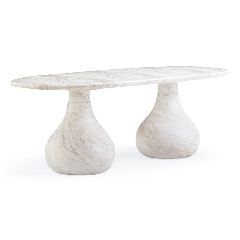 Smooch - 87" Indoor / Outdoor Oval Dining Table - R&R Furniture Gallery (Fountain Valley, CA)