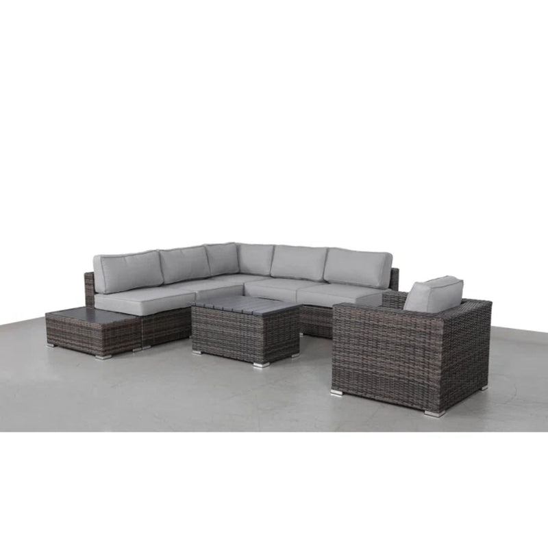 Stylish Entertainment Sectional Set, Outdoor Living - R&R Furniture Gallery (Fountain Valley, CA)