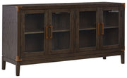 Burkhaus - Dining Room Server - Dark Brown - R&R Furniture Gallery (Fountain Valley, CA)