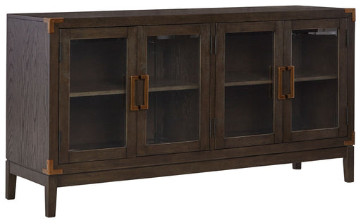 Burkhaus - Dining Room Server - Dark Brown - R&R Furniture Gallery (Fountain Valley, CA)