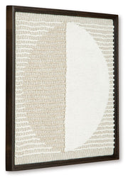 Bachard - Wall Decor - Tan / White - R&R Furniture Gallery (Fountain Valley, CA)