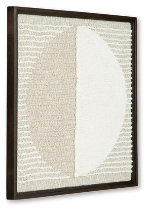 Bachard - Wall Decor - Tan / White - R&R Furniture Gallery (Fountain Valley, CA)