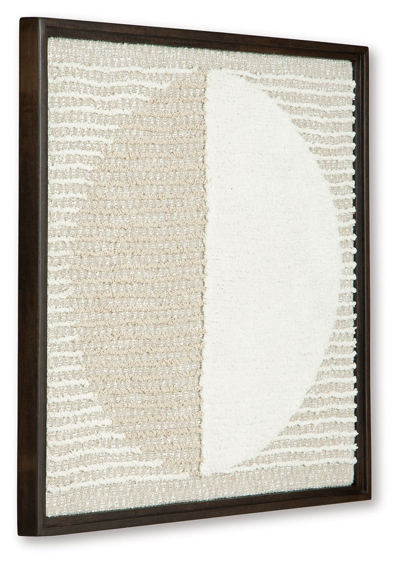 Bachard - Wall Decor - Tan / White - R&R Furniture Gallery (Fountain Valley, CA)