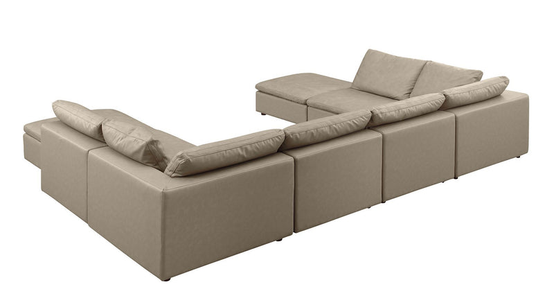 1100 - Top-Grain Italian Leather 8-Piece Sectional With Chaise