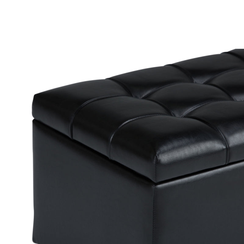 Sienna - Upholstered Storage Ottoman Bench - R&R Furniture Gallery (Fountain Valley, CA)