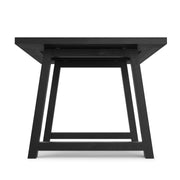 Simpli-Home Whitley dining table with wooden finish, rectangular shape, and sturdy legs, ideal for modern dining rooms.