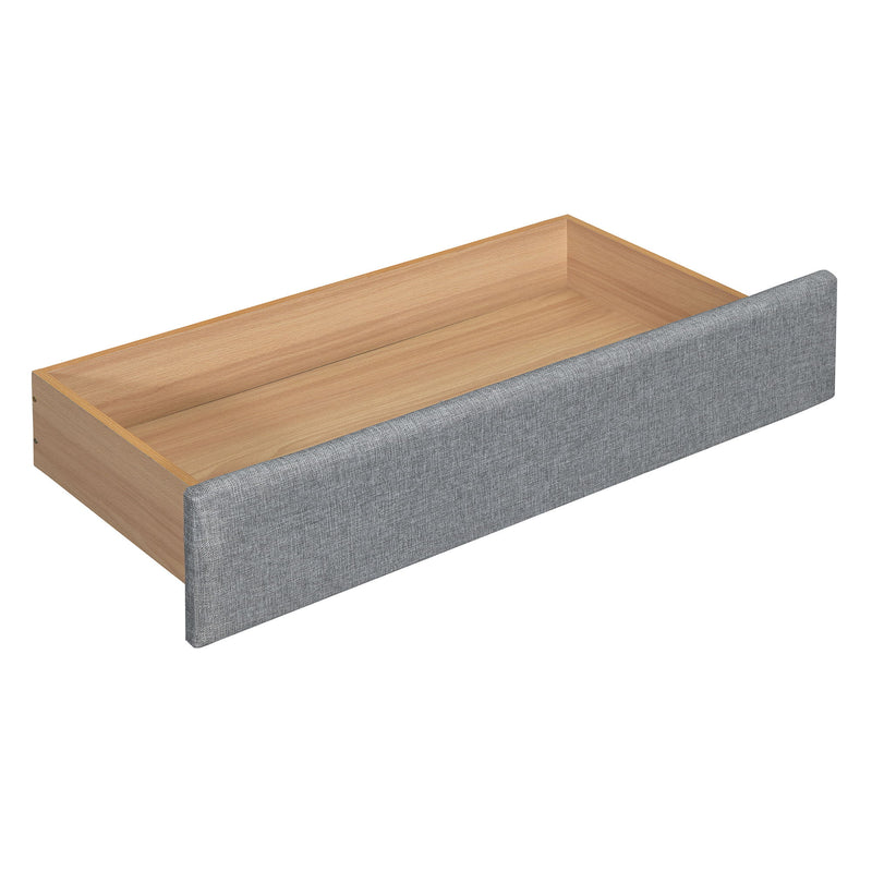 Upholstered Platform Bed With Reading Lights, Drawers, Trundle And Shelves - R&R Furniture Gallery (Fountain Valley, CA)