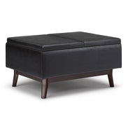 Owen - Tray Top Small Coffee Table Upholstered Storage Ottoman - R&R Furniture Gallery (Fountain Valley, CA)