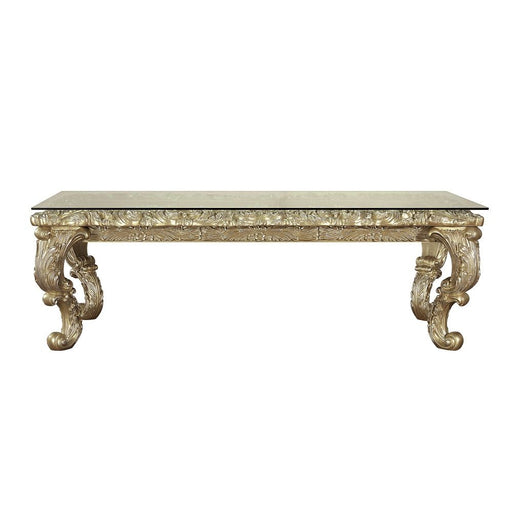 Vatican - Dining Table - Champagne Silver - R&R Furniture Gallery (Fountain Valley, CA)
