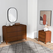 Lionel - 6 Drawer Dresser - Brown - R&R Furniture Gallery (Fountain Valley, CA)