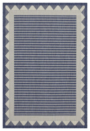 Sunshine - 5'3" X 7'3" Indoor, Outdoor Area Rug - Blue - R&R Furniture Gallery (Fountain Valley, CA)