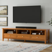 Warm Shaker - Handcrafted Low TV Media Stand - R&R Furniture Gallery (Fountain Valley, CA)