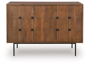 Juddins - Accent Cabinet - Brown - R&R Furniture Gallery (Fountain Valley, CA)