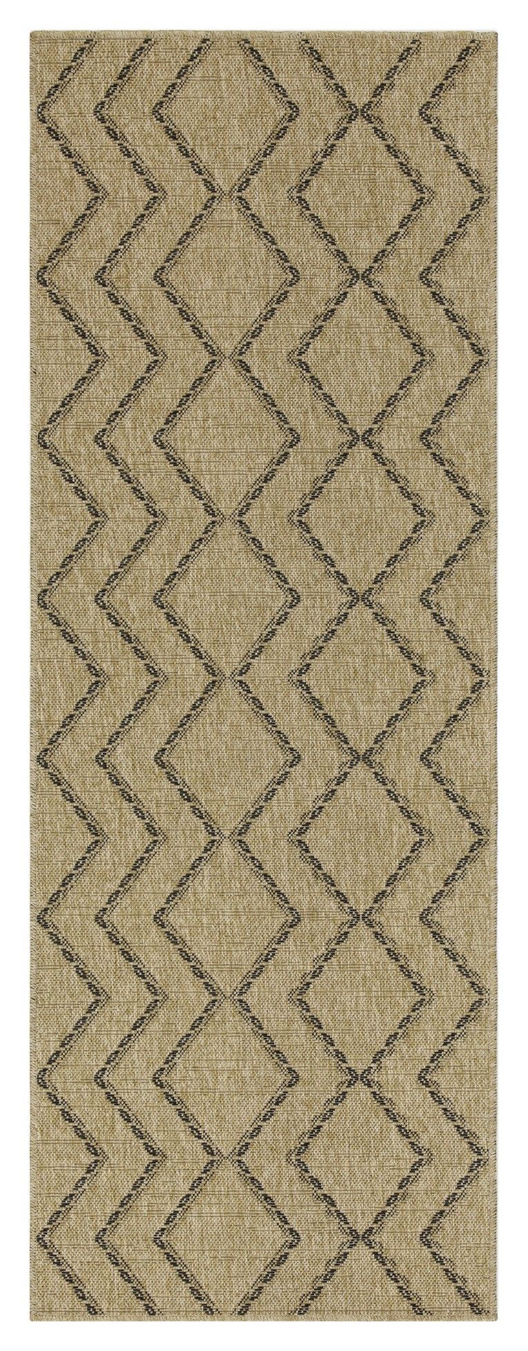 Earth - 5'3" X 7'3" Indoor, Outdoor Area Rug - Black, Natural - R&R Furniture Gallery (Fountain Valley, CA)