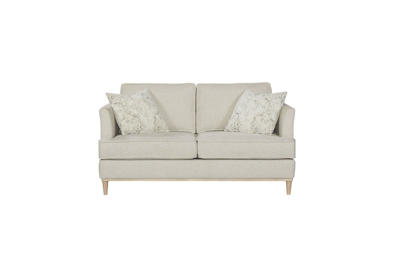 Loveseat With 2 Reversable Cushions And 2 Pillows - Off White - R&R Furniture Gallery (Fountain Valley, CA)