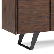 Lowry - Large 4 Door Sideboard Buffet - Distressed Charcoal Brown - R&R Furniture Gallery (Fountain Valley, CA)