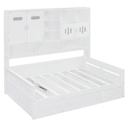Daybed With All-In-One Cabinet And Shelf - R&R Furniture Gallery (Fountain Valley, CA)