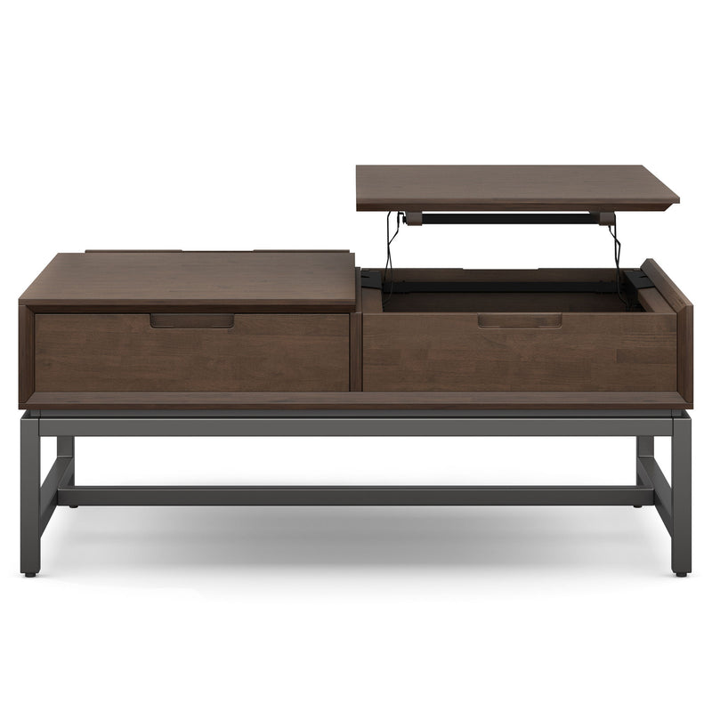 Banting - Lift Top Coffee Table - Walnut Brown - R&R Furniture Gallery (Fountain Valley, CA)