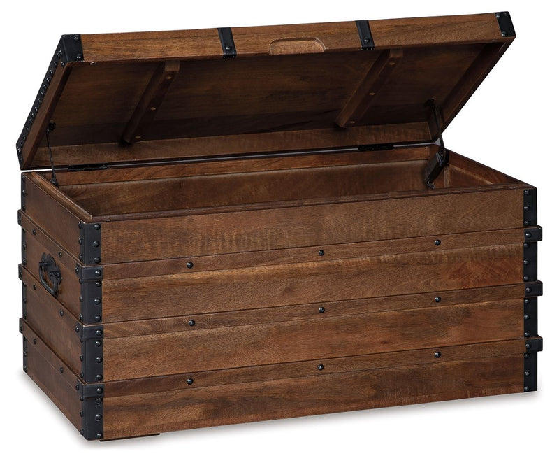 Kettleby - Storage Trunk - Brown - R&R Furniture Gallery (Fountain Valley, CA)