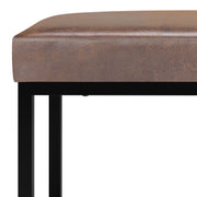 Reynolds - Small Bench - Distressed Chestnut Brown - R&R Furniture Gallery (Fountain Valley, CA)