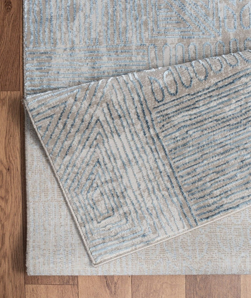 Elegance - 5'3" X 7'3" Area Rug - Blue - R&R Furniture Gallery (Fountain Valley, CA)
