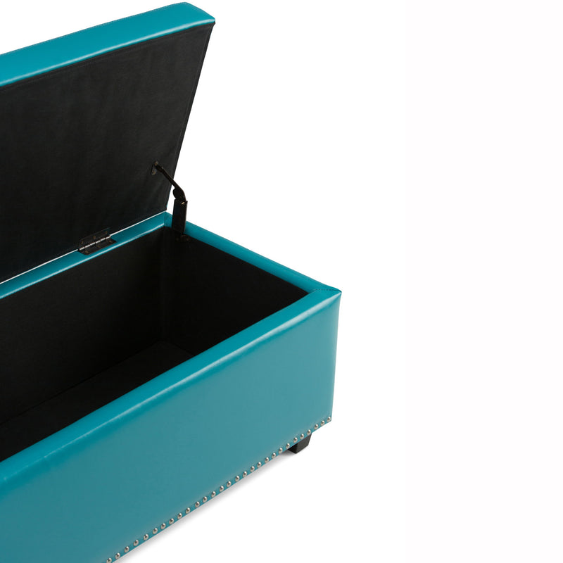 Hamilton - Upholstered Storage Ottoman - R&R Furniture Gallery (Fountain Valley, CA)