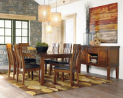 Ralene - Dining UPH Side Chair (Set of 2) - Medium Brown - R&R Furniture Gallery (Fountain Valley, CA)