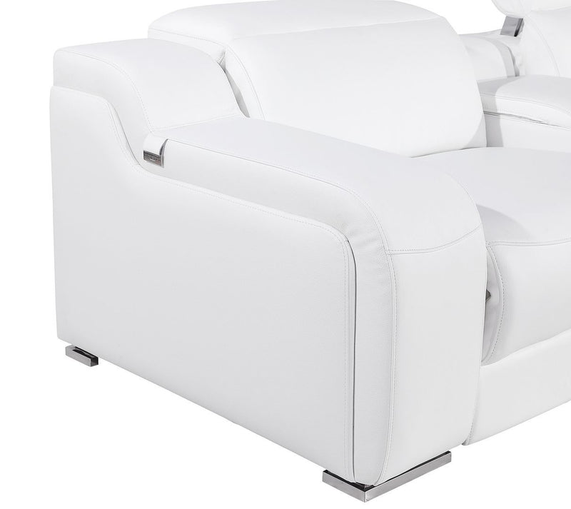 1116 - 5-Piece Modular Power Reclining Sofa In With 3 Power Recliners & Power Headrests