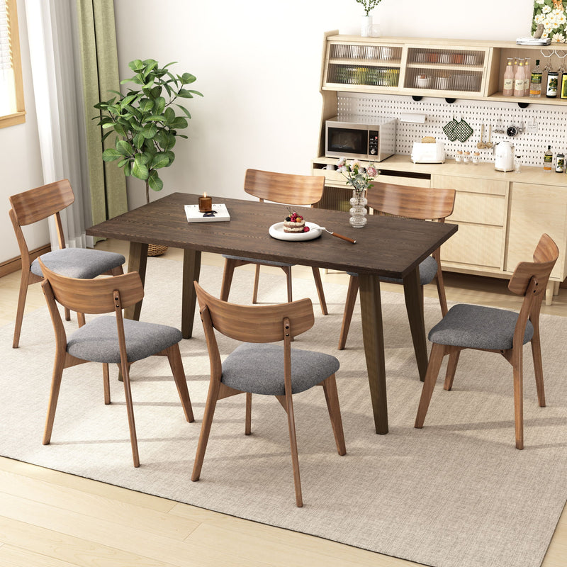 Mid Century Upholstered Dining Chairs (Set of 2) - R&R Furniture Gallery (Fountain Valley, CA)