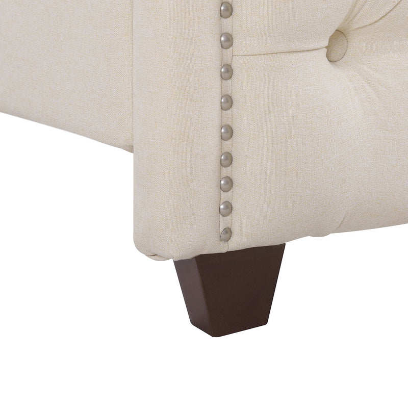 Marcella - Upholstered Shelter Headboard Bed Set - R&R Furniture Gallery (Fountain Valley, CA)