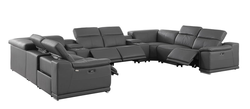 9762 - 10-Piece U-Shaped Sectional Sofa With 4 Power Recliners
