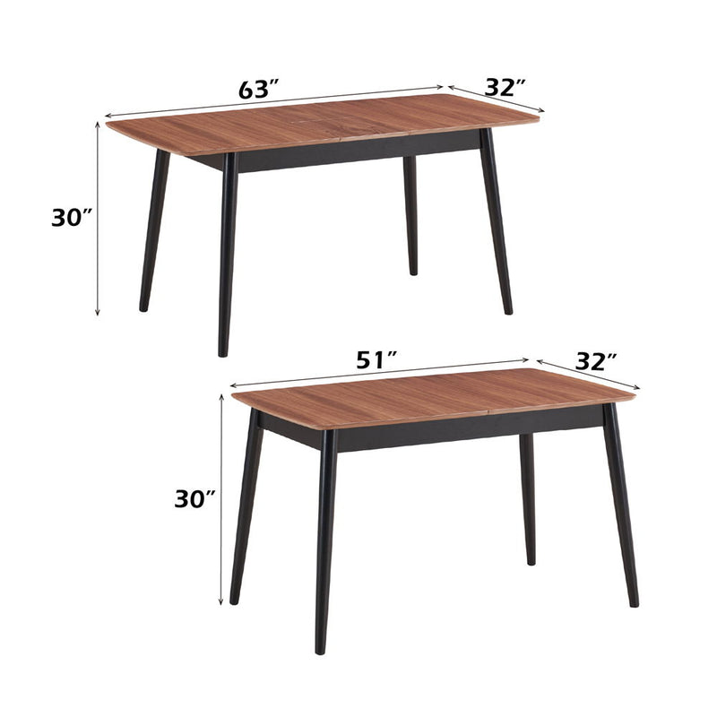 Lanae - Dining Table - Natural & Black - R&R Furniture Gallery (Fountain Valley, CA)